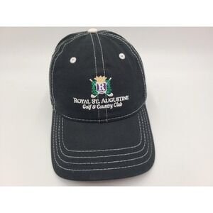 Royal St Augustine Golf & Country Club Pukka Adjustable Hat Cap Men Women Black